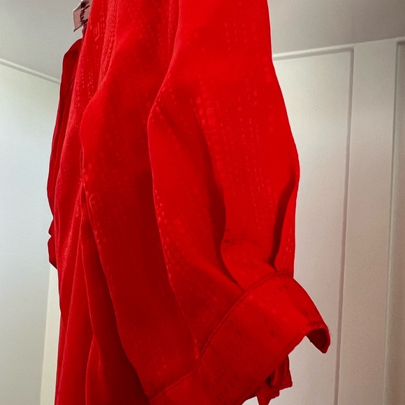 Shawn petite pure silk dress red 8 mod - Picture 8 of 8